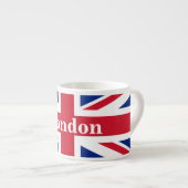 Union Jack London ~ British Flag Espresso Kop (Voorkant rechts)