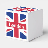 Union Jack London ~ British Flag Favor Box Bedankdoosjes (Achterkant)