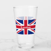 Union Jack London ~ British Flag Glas (Voorkant)