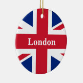 Union Jack London ~ British Flag Keramisch Ornament (Rechts)