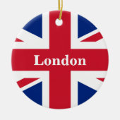 Union Jack London ~ British Flag Keramisch Ornament (Voorkant)