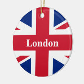 Union Jack London ~ British Flag Keramisch Ornament (Links)