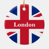 Union Jack London ~ British Flag Keramisch Ornament (Achterkant)