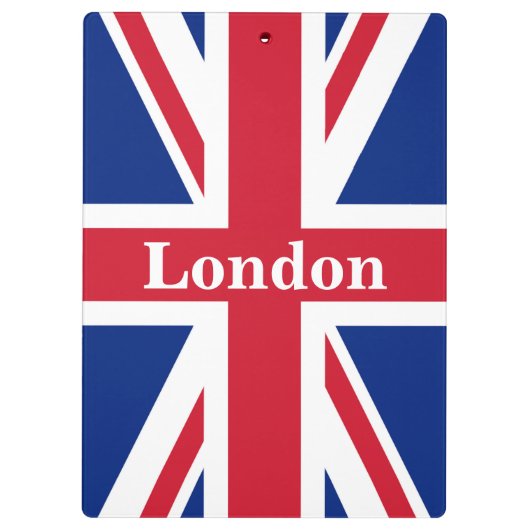 Union Jack London ~ British Flag Klembord (Achterkant)