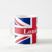 Union Jack London ~ British Flag Koffiemok (Voorkant links)
