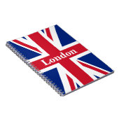 Union Jack London ~ British Flag Notitieboek (Rechterzijde)