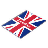 Union Jack London ~ British Flag Notitieboek (Linkerzijde)