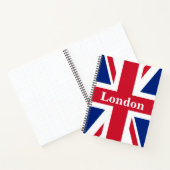 Union Jack London ~ British Flag Notitieboek (Binnen)