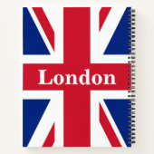 Union Jack London ~ British Flag Notitieboek (Achterkant)