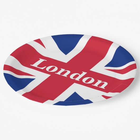 Union Jack London ~ British Flag Paper Bord (Gekanteld)