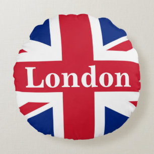 Union Jack London ~ British Flag Rond Kussen