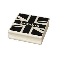 Union Jack London ~ British Flag Rubber Stamp