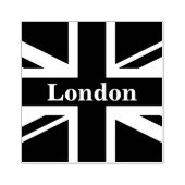 Union Jack London ~ British Flag Rubber Stamp Rubberstempel (Afrduk)