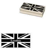 Union Jack London ~ British Flag Rubberstempel (Gestempeld)
