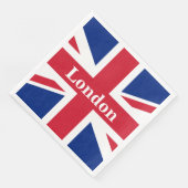 Union Jack London ~ British Flag Servet (Hoek)