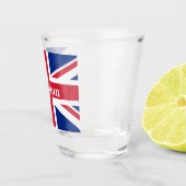 Union Jack London ~ British Flag Shot Glas (Rechts)