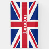 Union Jack London ~ British Flag Spandoek (Verticaal)