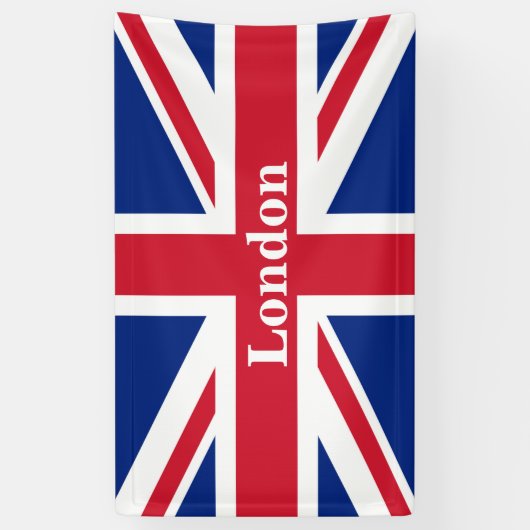 Union Jack London ~ British Flag Spandoek (Verticaal)