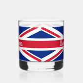 Union Jack London ~ British Flag Whisky Glas (Rechts)