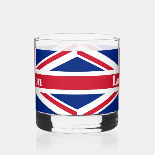 Union Jack London ~ British Flag Whisky Glas (Rechts)