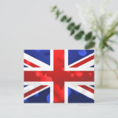 Union Jack Love Briefkaart (Staand voorkant)