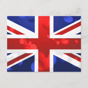 Union Jack Love Briefkaart