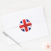 Union Jack Love Ronde Sticker (Envelop)