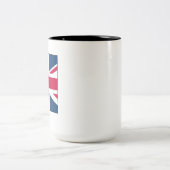 Union Jack Medium formaat twee-tint 15 oz. mok (Center)