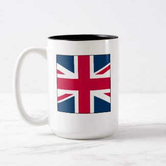 Union Jack Medium formaat twee-tint 15 oz. mok