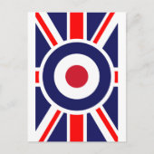 Union Jack Mods England Target Briefkaart (Voorkant)
