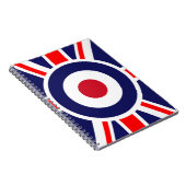 Union Jack Mods England Target Notitieboek (Rechterzijde)