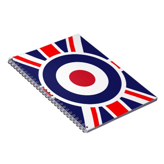 Union Jack Mods England Target Notitieboek (Rechterzijde)