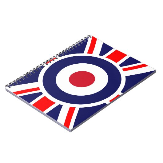 Union Jack Mods England Target Notitieboek (Linkerzijde)