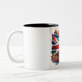 Union Jack Mok met iconische Britse bezienswaardig