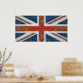 Union Jack Montage Poster (Keuken)