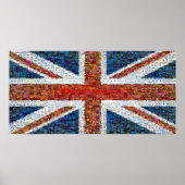 Union Jack Montage Poster (Voorkant)