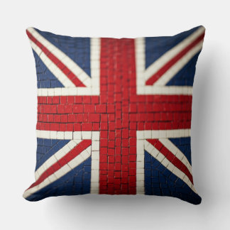 Union Jack Mosaic Pattern Kussen
