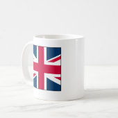 Union Jack Mug with Large Square Design  Koffiemok (Voorkant links)