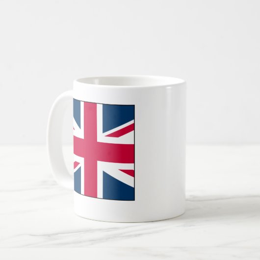 Union Jack Mug with Large Square Design  Koffiemok (Voorkant links)