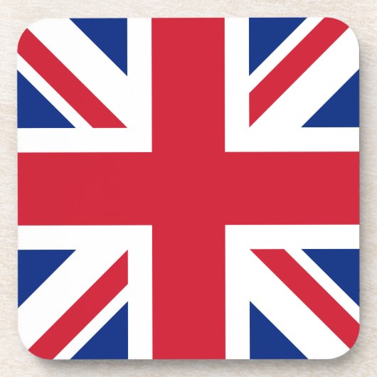 Union Jack National Flag of United Kingdom England Bier Onderzetter (Voorkant)