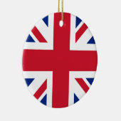Union Jack National Flag of United Kingdom England Keramisch Ornament (Rechts)