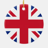 Union Jack National Flag of United Kingdom England Keramisch Ornament (Achterkant)