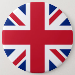 Union Jack National Flag of United Kingdom England Ronde Button 6,0 Cm