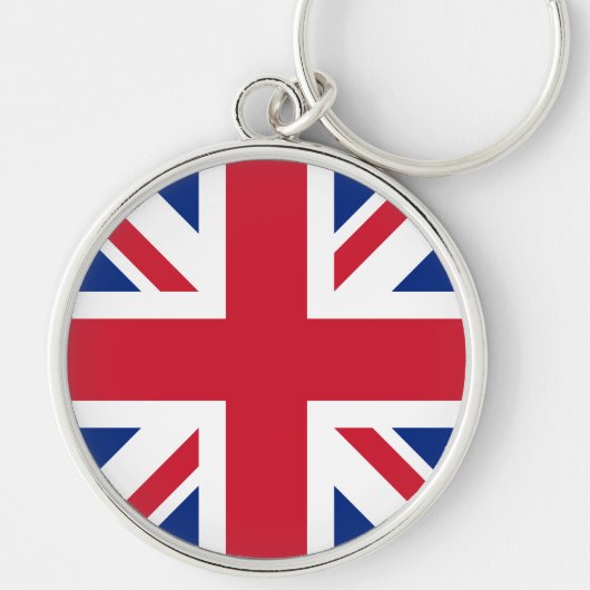 Union Jack National Flag of United Kingdom England Sleutelhanger (Voorkant)