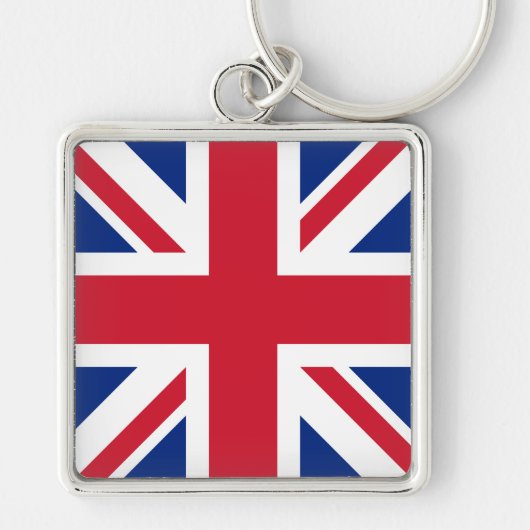 Union Jack National Flag of United Kingdom England Sleutelhanger (Voorkant)