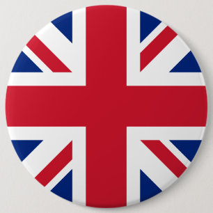 Union Jack Nationale vlag van Verenigd Koninkrijk  Ronde Button 6,0 Cm