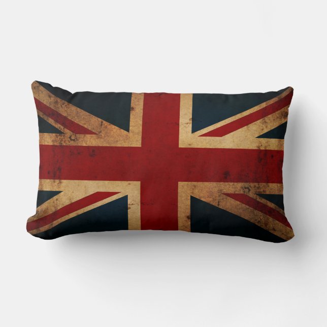 Union Jack (, noodlijdende look) Kussen (Voorkant)