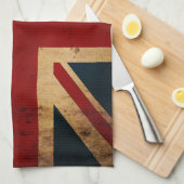 Union Jack (, noodlijdende look) Theedoek (Quarter Fold)