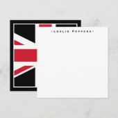 Union Jack Notitiekaartje (Voorkant / Achterkant)