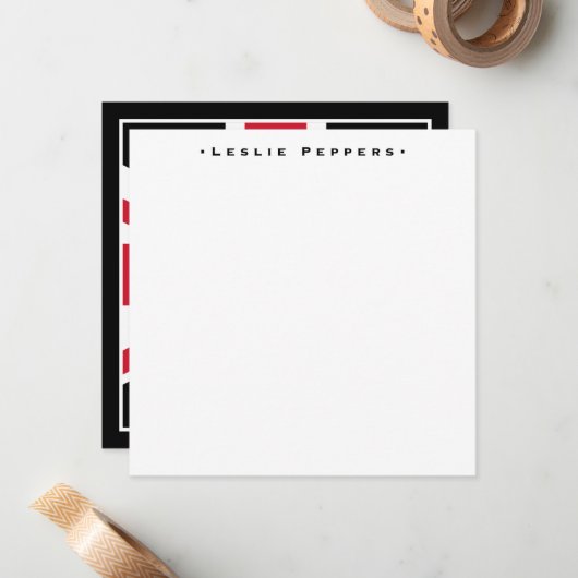 Union Jack Notitiekaartje (Voorkant / Achterkant in situ)